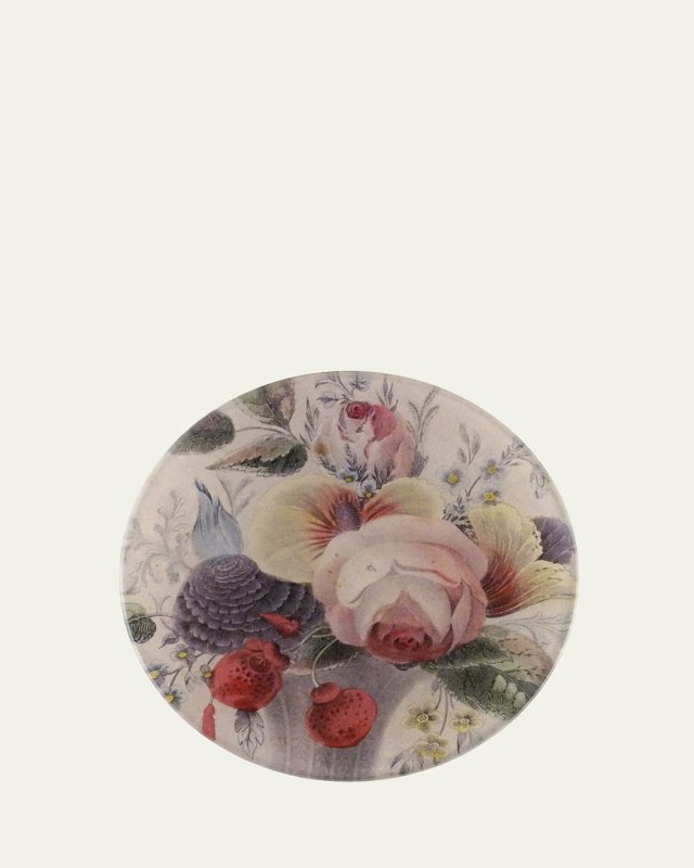 Rose Bouquet with Ant Decorative Plate